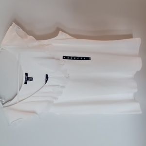 NEW- Chaps Ralph Lauren White Sleveless Top